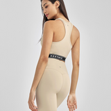 Black Label Signature 360N Logo Banding Bra Top - Buttercream