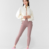 Xexymix High neck Dolman Crop Windbreaker - Pure Cream