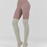 Black Label Signature 360N Double Fluffy Brushed Leggings - Woodrose