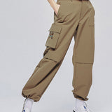 LE SONNET Boyish Cargo Pants - Beige