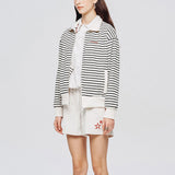 LE SONNET  Sailor Zip-up - Black