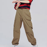 LE SONNET Boyish Cargo Pants - Beige