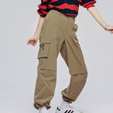 LE SONNET Boyish Cargo Pants - Beige