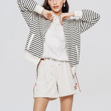 LE SONNET  Sailor Zip-up - Black