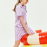LE SONNET Sporty Terry One-piece - Lavender