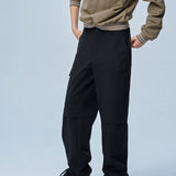 LE SONNET  Boyish Cargo Pants - Black
