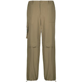 LE SONNET Boyish Cargo Pants - Beige
