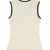 LE SONNET Waffle Top - Cream