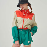KANDINI Color Block Set-up Jumper - Green