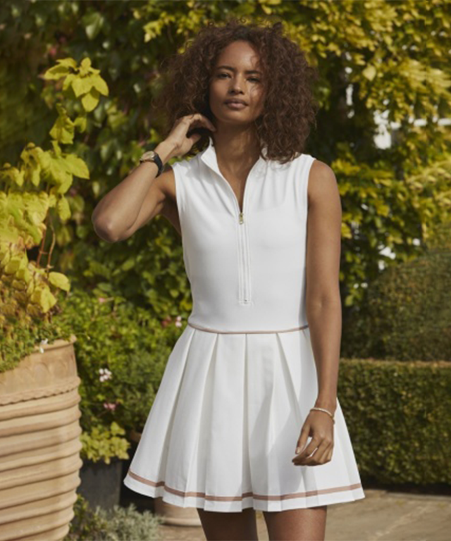 VARLEY Dalton court dress 32 - White