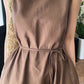 N9 Bichenin Linen Belt Dress - Brown