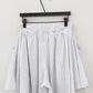 N9 Somfree Banding Short Skirt Pants - Melange White
