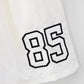 N9 Ruff Bo Embroidered V-Neck Tee Pants Set - Cream
