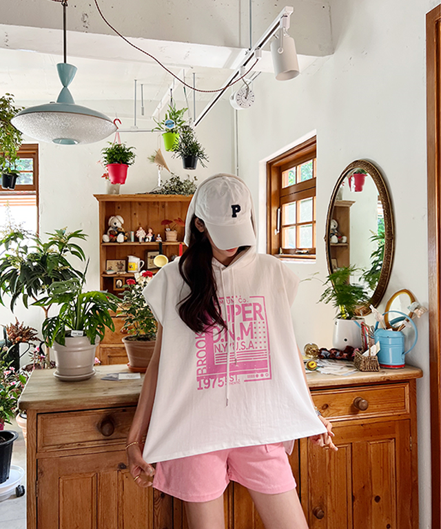 [SPECIAL] N9 Malito Printed Hooded Top