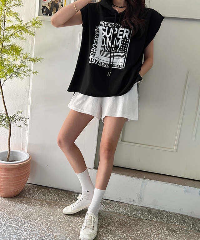 [SPECIAL] N9 Malito Printed Hooded Top