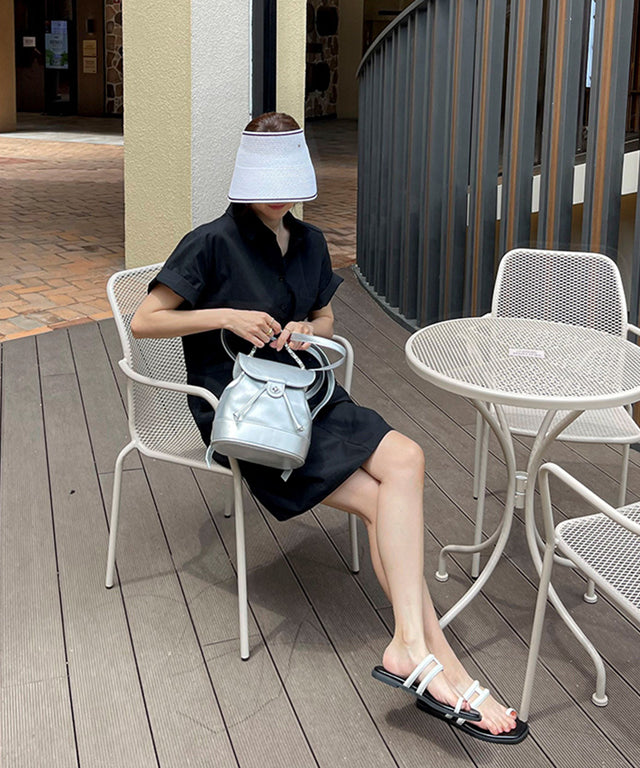N9 Vsco Cara Short Sleeve Dress - Black