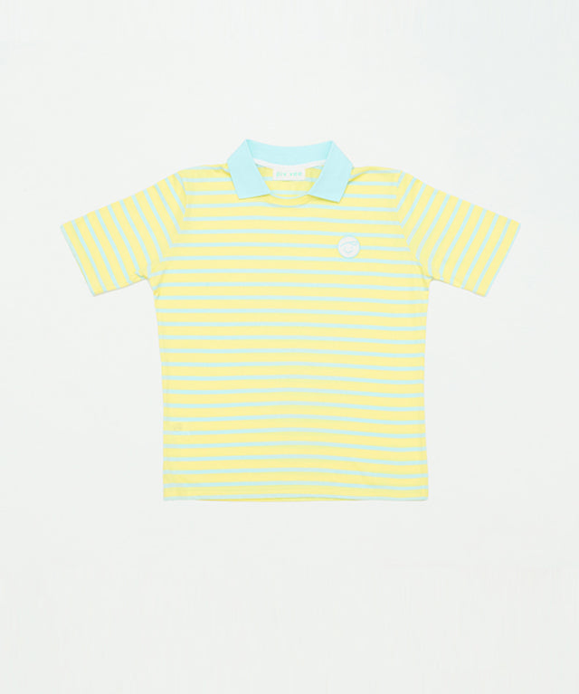 PIV'VEE Horizon Collar T-shirts - Sunny Yellow