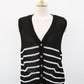 N9 Swelbo Knitted Button Vest - Black