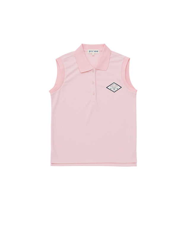 PIV'VEE Golden Eagle Sleeveless Top - Bubbly Pink