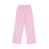 PIV'VEE Straight Denim Pants - Bubbly Pink