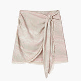 KUME STUDIO Printed Wrap Mini Skirt - Light Pink