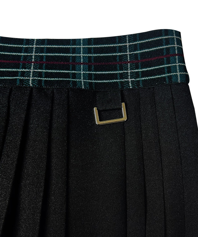 MAGIA Classic Pleated Skirt - Black