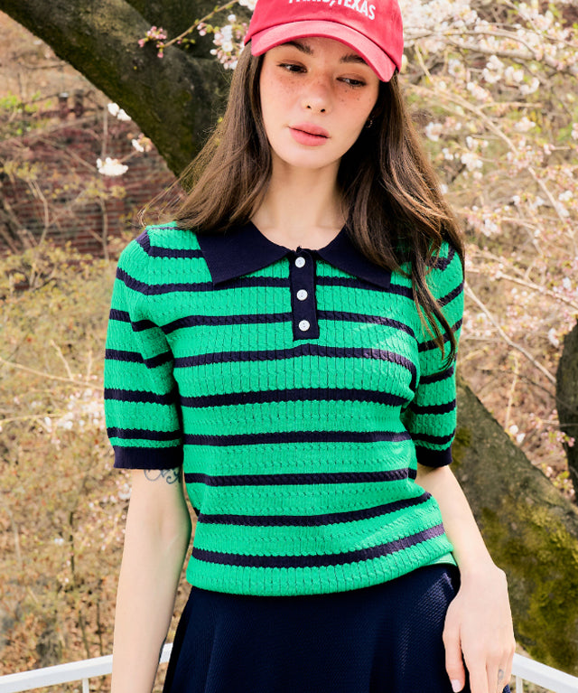 MAGIA Cable Knit - Green