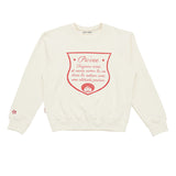 PIV'VEE Giant Ecu Sweatshirt - Sand Beige