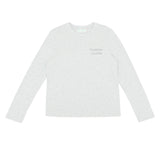 PIV'VEE Basic Long Sleeve T-shirt - Snow Gray