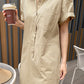 N9 Vsco Cara Short Sleeve Dress - Beige