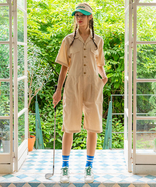 MAGIA [Special] Linen Jumpsuit - Bleige