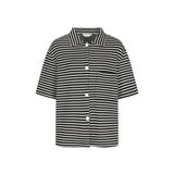 Monday Flow Vacation Striped Shirt - Black