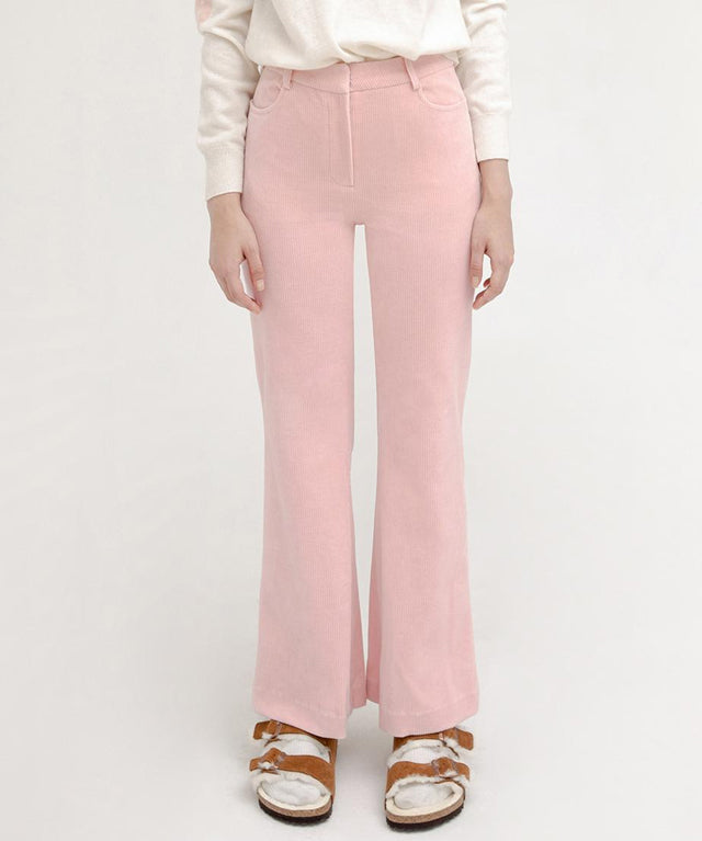 PIV'VEE Comfy Corduroy Trousers - Peony Pink