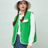 PIV'VEE Fleece Reversible Vest - Apple Green