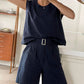 N9 Plemelto Nasi Pants Set - Navy