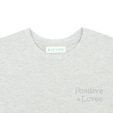 PIV'VEE Basic Long Sleeve T-shirt - Snow Gray