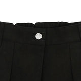 PIV'VEE Tapered Cotton Pants - Ebony Black