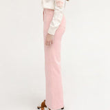 PIV'VEE Comfy Corduroy Trousers - Peony Pink