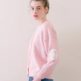 PIV'VEE Twins Cardigan - Bubble Pink