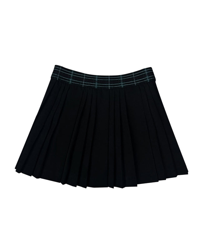 MAGIA Classic Pleated Skirt - Black