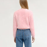 PIV'VEE Daisy Garden Sweater - Bubble Pink