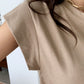 N9 Nuffy Roll-up Top - Gray Beige