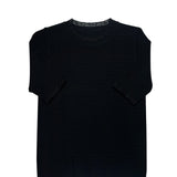 MAGIA Rubber Ribbed Knit - Black