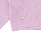 PIV'VEE Mild Power Shoulder Knit Top - Mauve Lavender