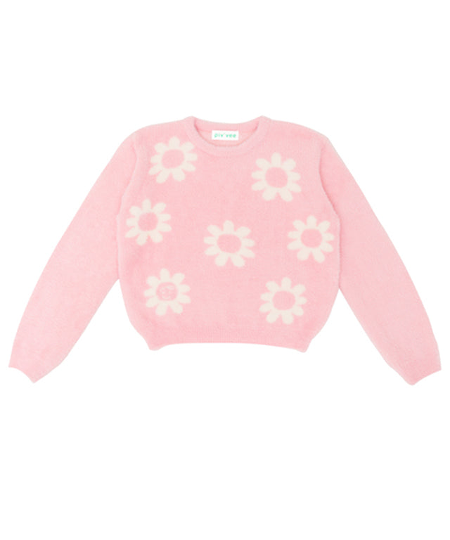 PIV'VEE Daisy Garden Sweater - Bubble Pink – Sokim Mode