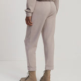 VARLEY The Rolled Cuff Pant 25" - Taupe Marl