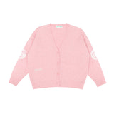 PIV'VEE Twins Cardigan - Bubble Pink