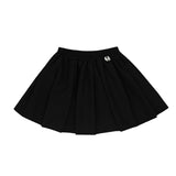 PIV'VEE Volume Pleated Mini Skirt - Ebony Black