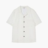 KUME STUDIO Lace Embroidered Cotton Shirt - White