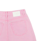 PIV'VEE Straight Denim Pants - Bubbly Pink